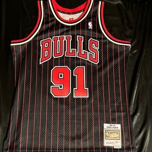 Mitchell and ness Chicago Bulls Dennis Rodman jersey, Hardwood classics 95-96